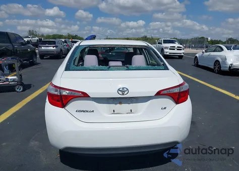2015 Toyota Corolla Le from USA, damaged, VIN 2T1BURHE1FC277823